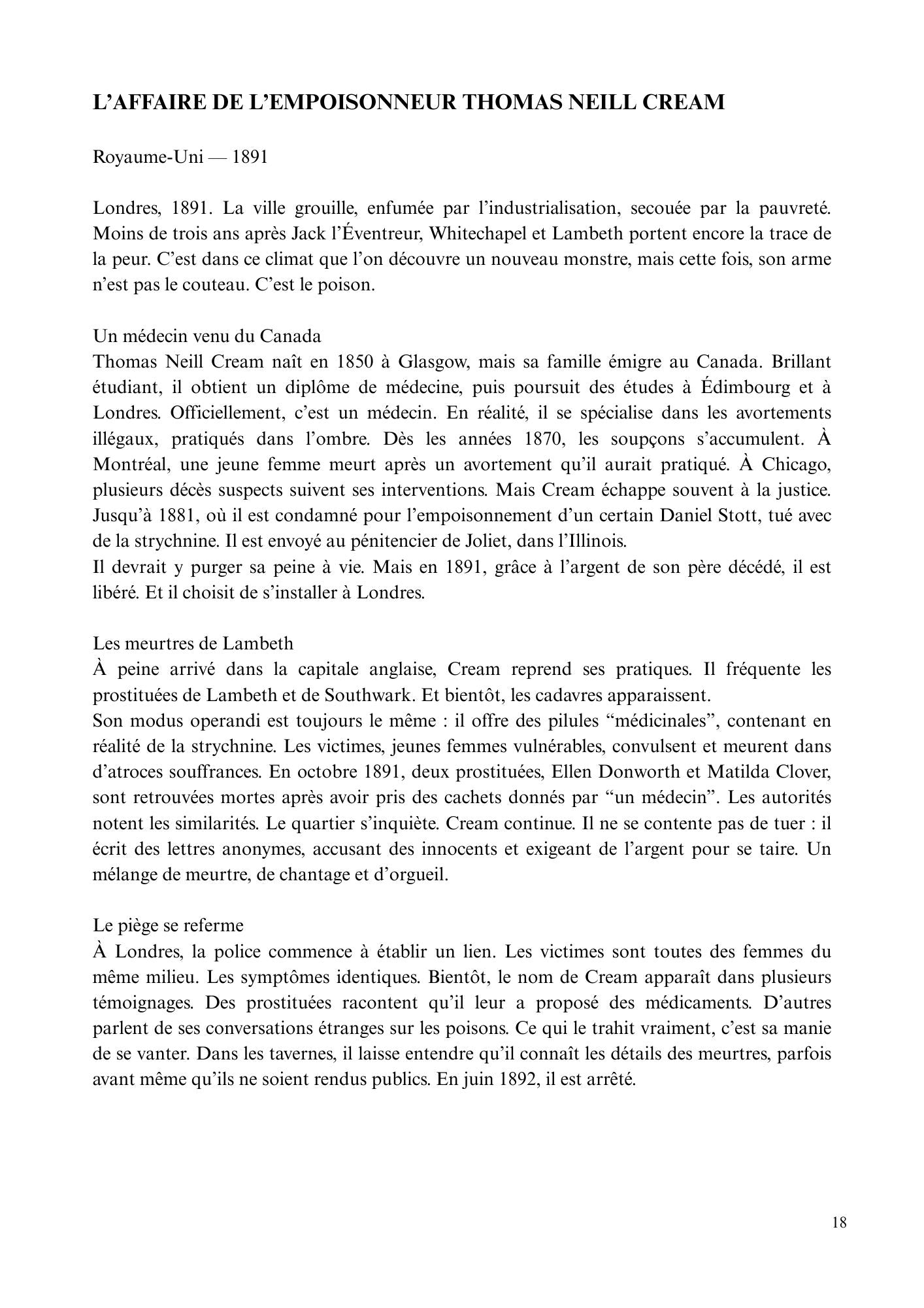 Expedientes Olvidados – Volumen 2 | 15 crímenes reales anteriores a 1900, de Francia a América