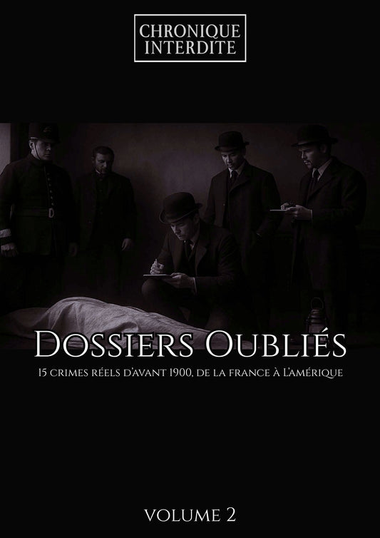 Dossiers Oubliés – Volume 2 | 15 crimes réels d’avant 1900, de la France à l’Amérique