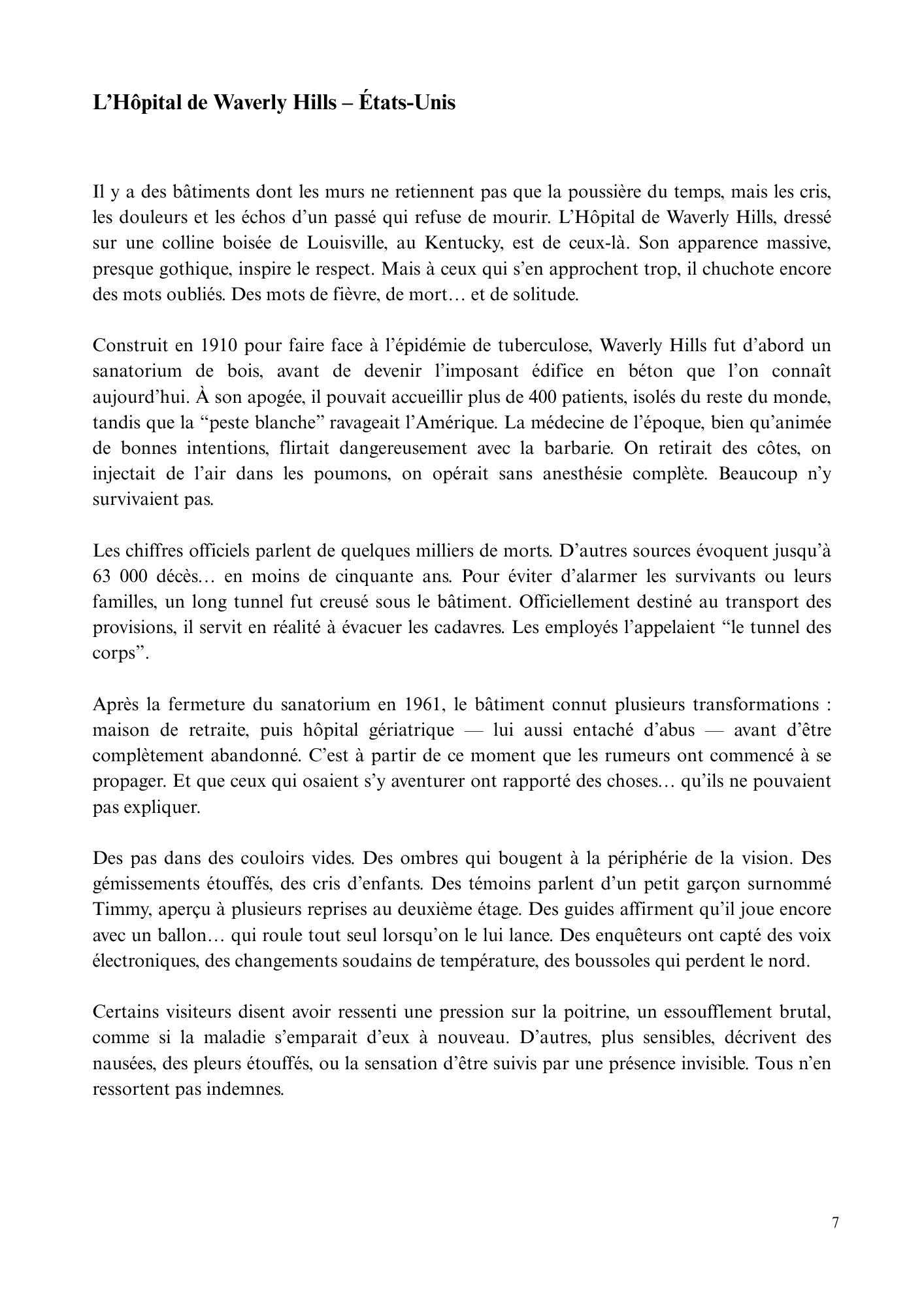 Lieux Hantés – Volume 1 | 20 lieux à travers l’Europe, l’Asie et les Amériques